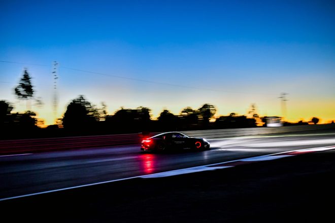 2023年11月に行われたグッドイヤーのLMGT3タイヤテストの様子