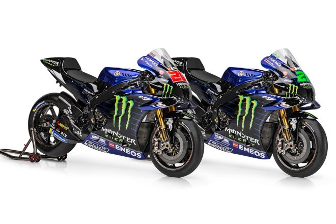 2022MotoGP：モンスターエナジー・ヤマハMotoGPのヤマハYZR-M1