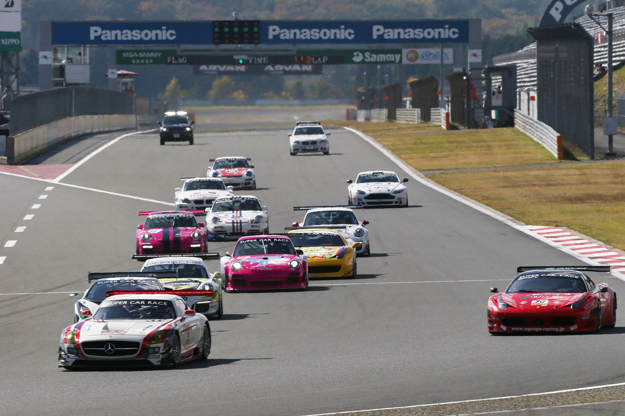 スーパーカーレース第9戦富士　スタートシーン