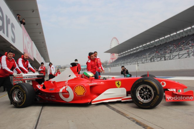 フェラーリ・レーシング・デイズ2016で走行したフェラーリF2003-GA