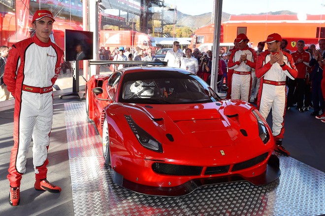 昨年イタリアで開催されたイベントで公開されたフェラーリ488 GT3