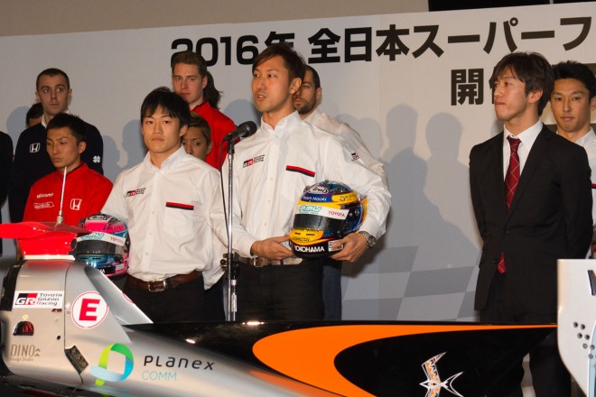 石浦宏明（P.MU／CERUMO・INGING）は「今年は（ライバルが）このメンバーですから厳しいシーズンが待っていると思います」と警戒感をにじませた。