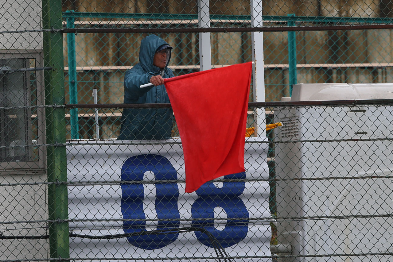 合同テスト初日午後の走行が天候不良により、キャンセルされた。