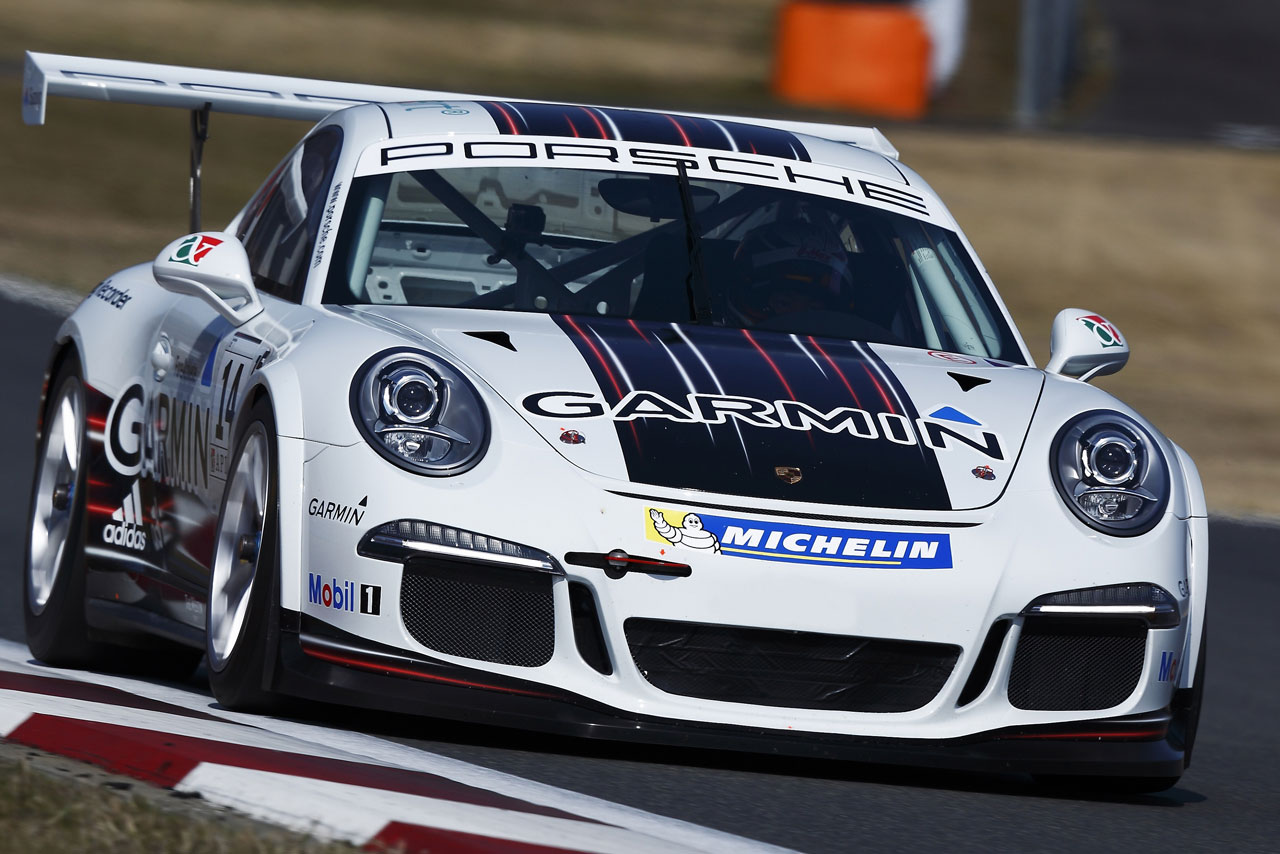 3月22日～23日に富士スピードウェイで行われたポルシェ カレラカップ ジャパンの合同テスト