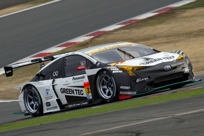 昨年の開幕戦岡山を制したTOYOTA PRIUS apr GT