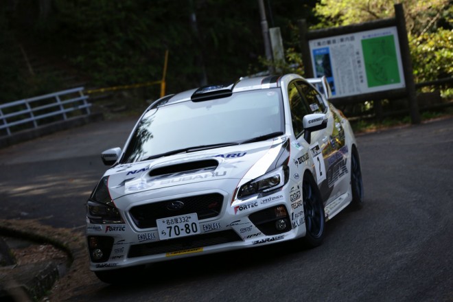 2016JRC第1戦ツール・ド・九州　勝田範彦／石田裕一（スバルWRX STI）