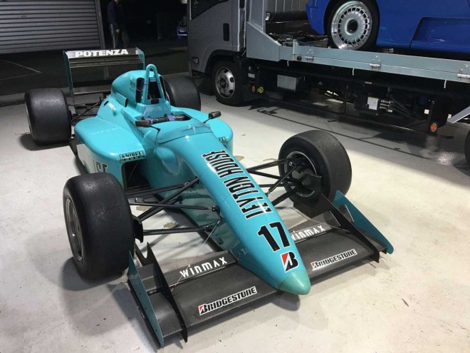 モーターファンズフェスタで展示されるレイトンハウスカラーのマーチ90B