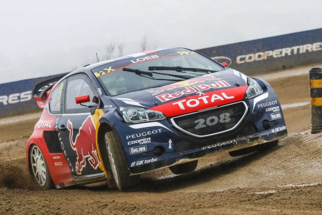 2016年WorldRX開幕戦ポルトガル　セバスチャン・ローブ（プジョー208）