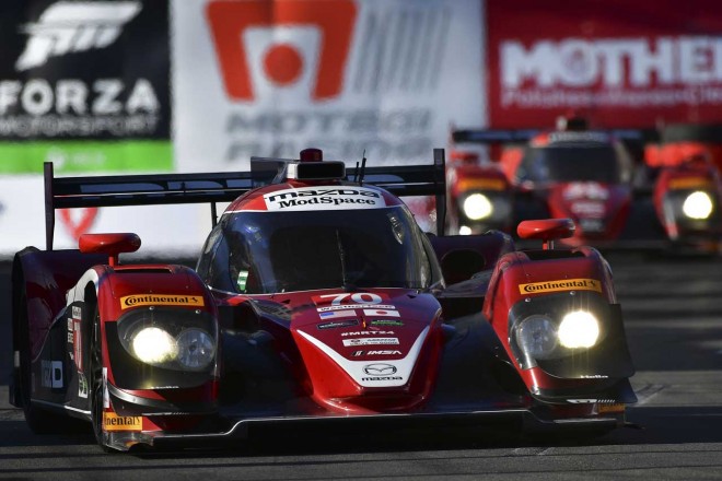 WSCC第3戦ロングビーチ　 総合4位に入った70号車マツダ・プロトタイプ
