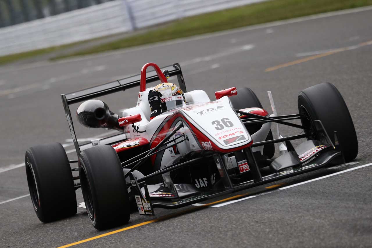 全日本F3第1戦鈴鹿　優勝した山下健太（ZENT TOM'S F312）