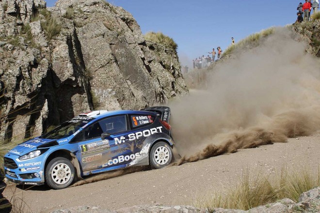 WRC第4戦アルゼンチン マッズ・オストベルグ（フォード・フィエスタRS WRC）