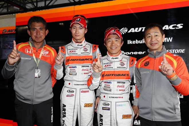 GT300クラスのポールポジションを獲得したARTA BMW M6 GT3