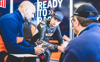 ミサノでKTMのテストを行ったカレル・アブラハム