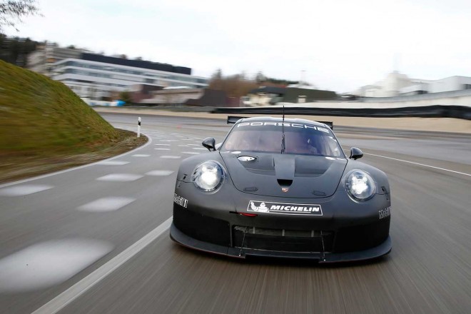 ポルシェが来季に向け開発している新型ポルシェ911RSR