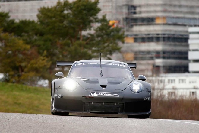 ポルシェが来季に向け開発している新型ポルシェ911RSR