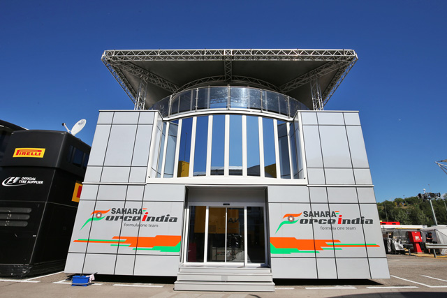 サハラフォース・インディア F1 Team モーターホーム