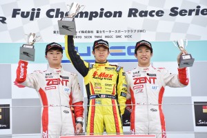 全日本F3第4戦 表彰台
