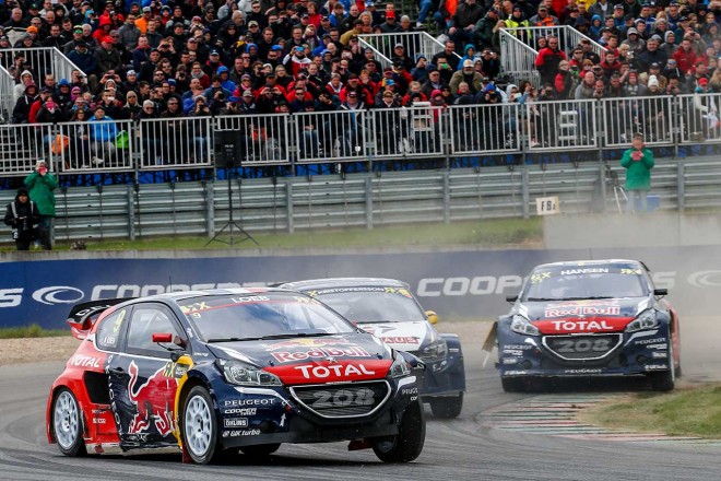 世界ラリークロス選手権第3戦　セバスチャン・ローブ（プジョー208RX）