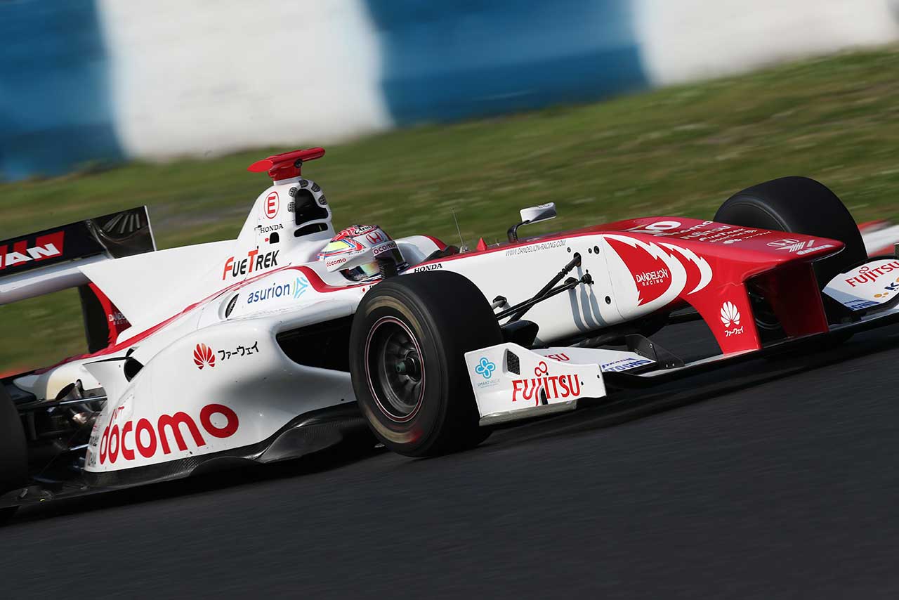 2016スーパーフォーミュラ第2戦岡山 野尻智紀（DOCOMO TEAM DANDELION RACING）