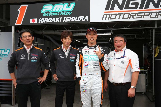 2016スーパーフォーミュラ第2戦岡山 ポールポジションを獲得したP.MU／CERUMO・INGING