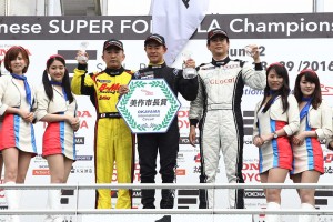 全日本F3選手権第6戦岡山 F3-N表彰台