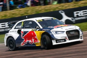 世界ラリークロス第4戦イギリス 優勝したマティアス・エクストローム(アウディS1)