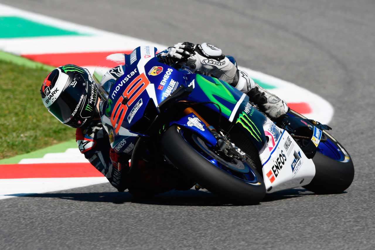 カタルニアGPでクラッシュがあったホルヘ・ロレンソ（モビスター・ヤマハ）