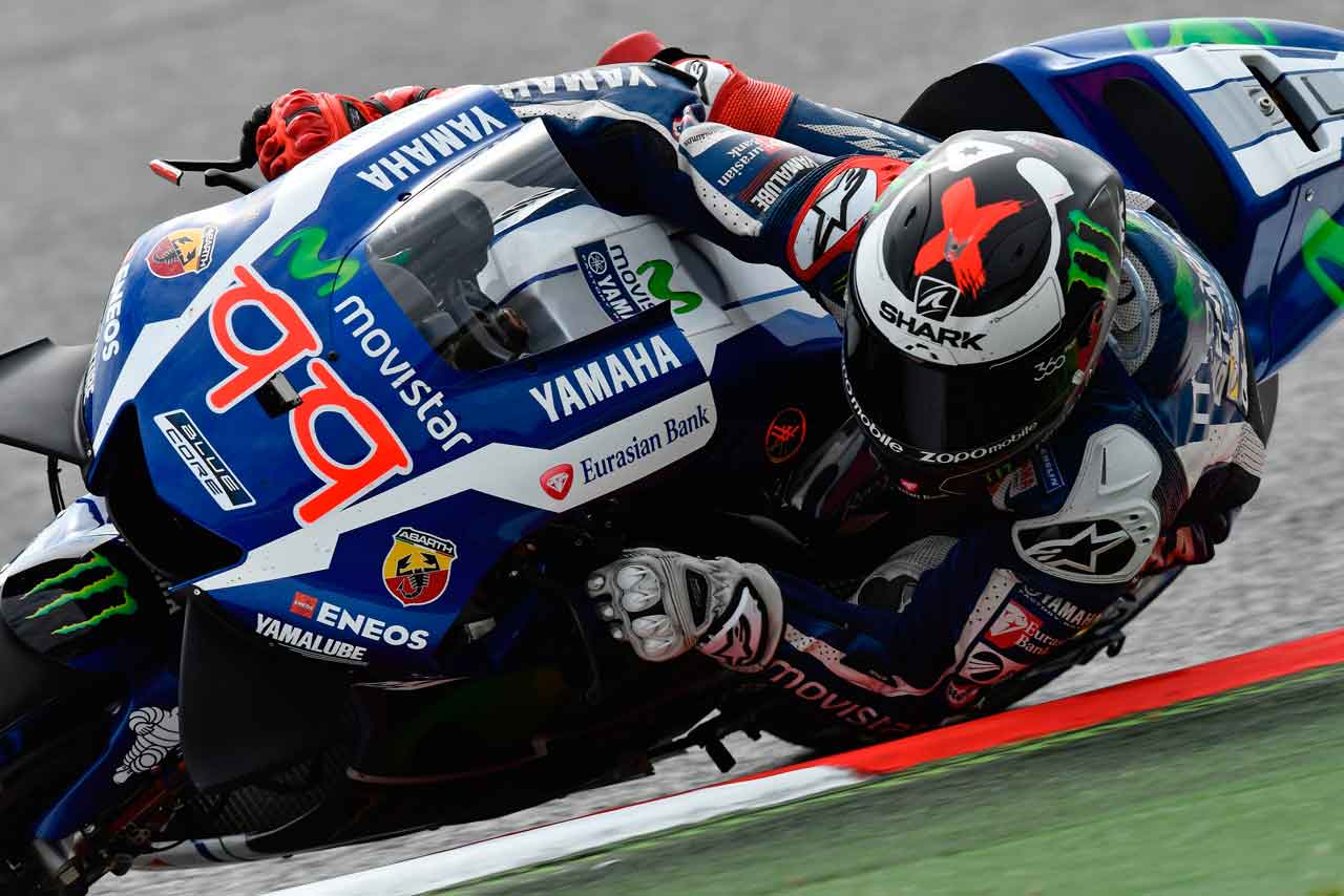 カタルニアGPでクラッシュがあったホルヘ・ロレンソ（モビスター・ヤマハ）