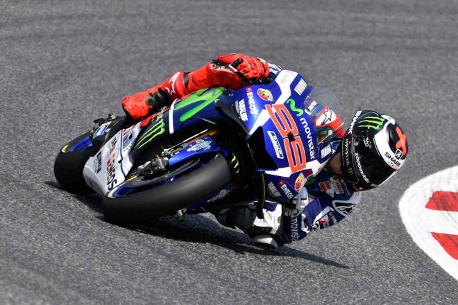 バレンシアGPでクラッシュがあったホルヘ・ロレンソ（モビスター・ヤマハ）