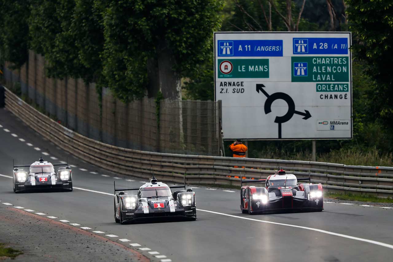 2016年ル・マン24時間耐久レーステストデー　ポルシェ919ハイブリッド