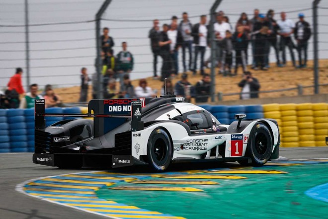 2016年ル・マン24時間耐久レーステストデー　ポルシェ919ハイブリッド
