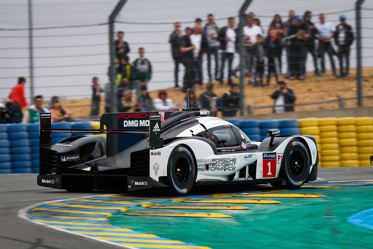 2016年ル・マン24時間耐久レーステストデー　ポルシェ919ハイブリッド