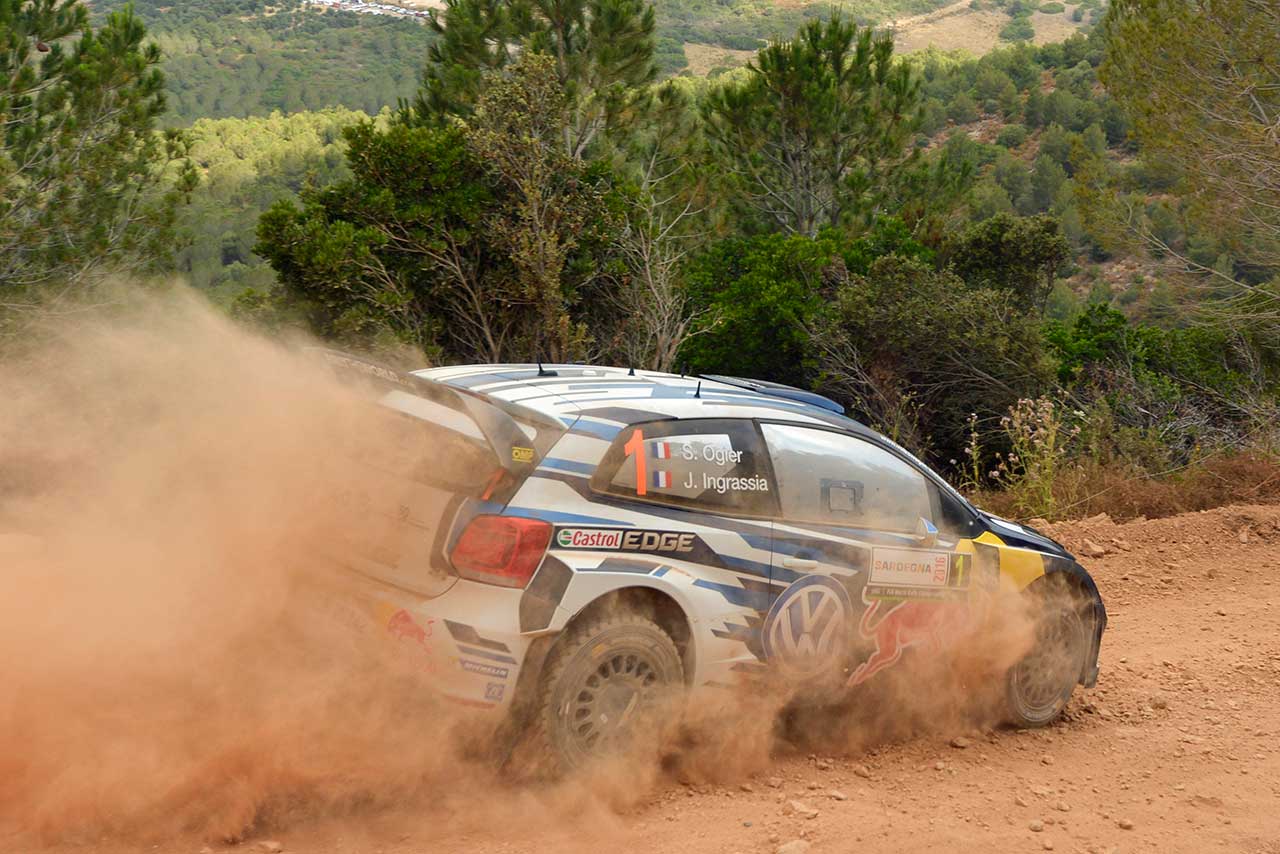 WRC第6戦イタリア セバスチャン・オジエ（フォルクスワーゲン・ポロR WRC）
