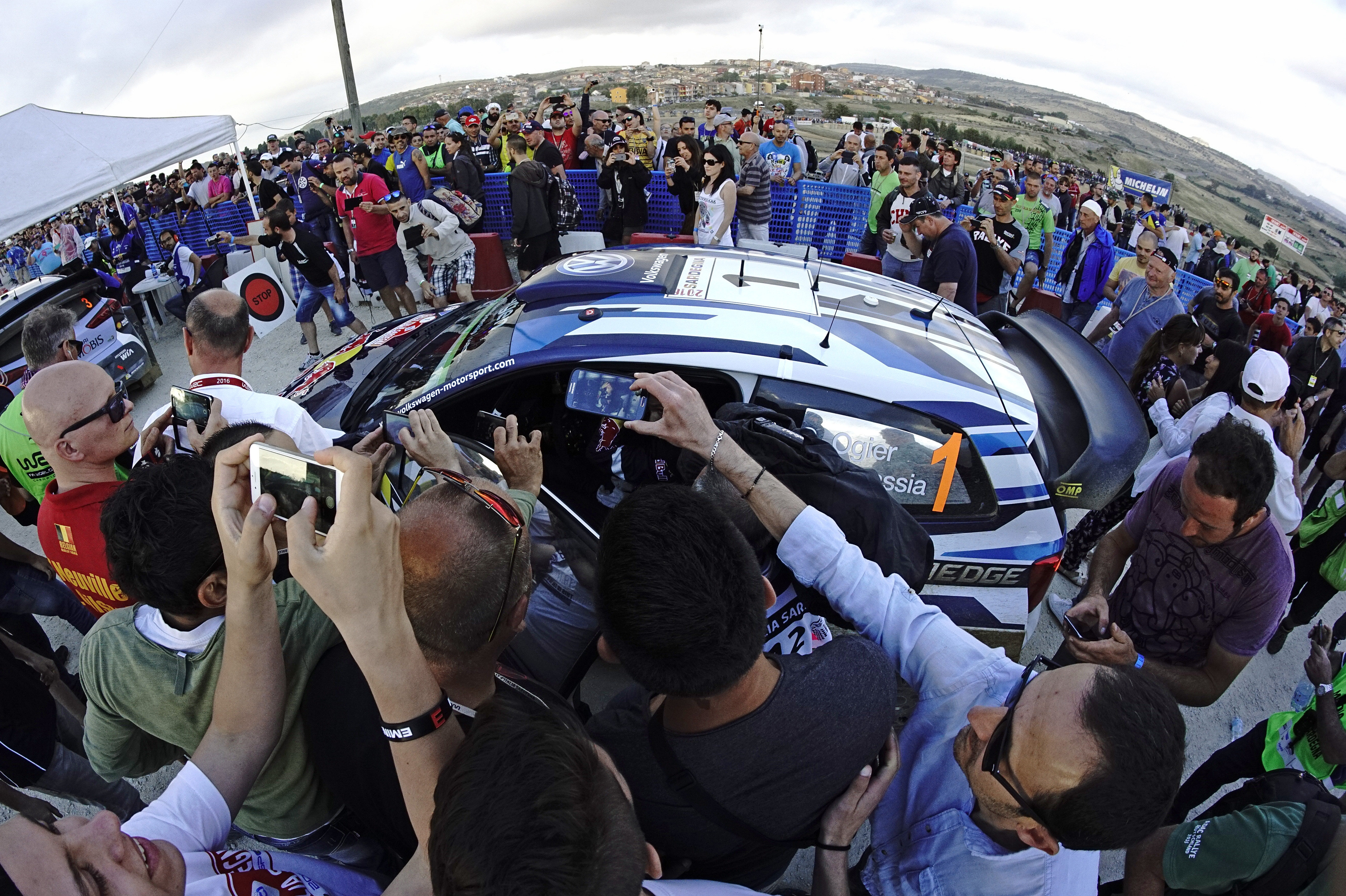 WRC第6戦イタリア セバスチャン・オジエ（フォルクスワーゲン・ポロR WRC）