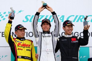 全日本F3第7戦鈴鹿 F3-Nの表彰台