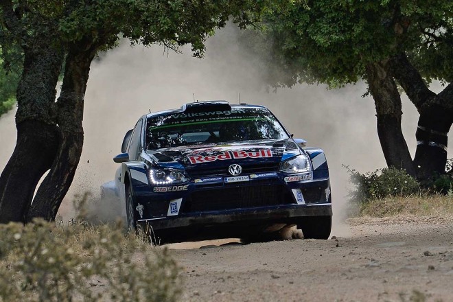 WRC第6戦イタリア セバスチャン・オジエ（フォルクスワーゲン・ポロR WRC）