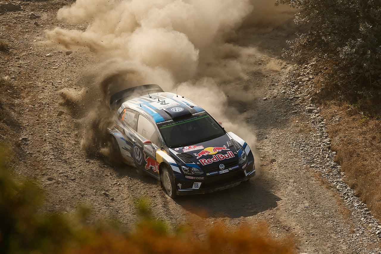 WRC第6戦イタリア セバスチャン・オジエ（フォルクスワーゲン・ポロR WRC）