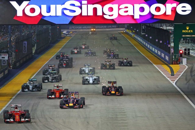 9月に行われるシンガポールGPをサーキット内側のホテルで堪能できるツアーが日通旅行で販売中