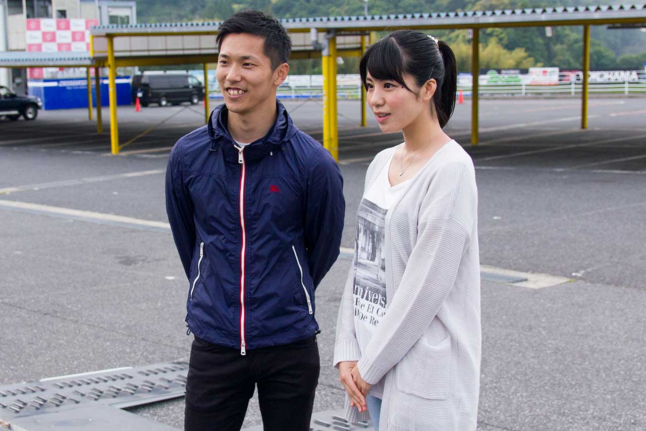 講師を務めるのは現役GTドライバーの山内英輝選手