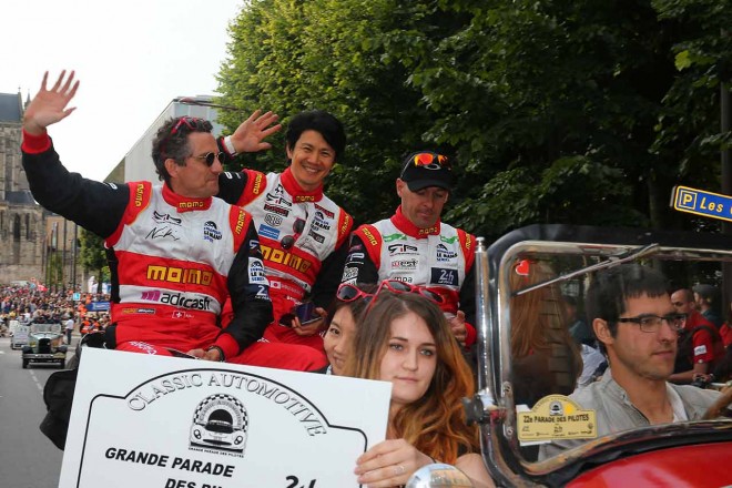 2016ル・マン24時間耐久レース　N.ラウトウィラー／中野信治／J.ウィンスロー