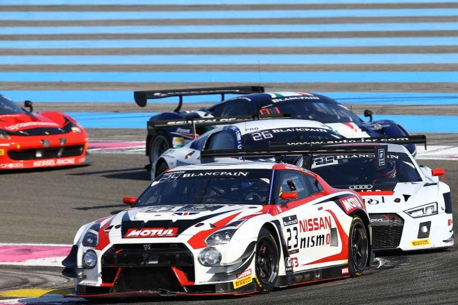 ブランパン耐久シリーズ第3戦　23号車ニッサンGT-RニスモGT3