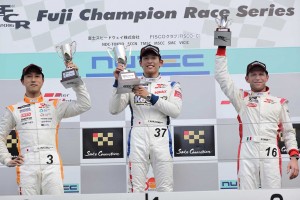 インタープロト第4戦の表彰台