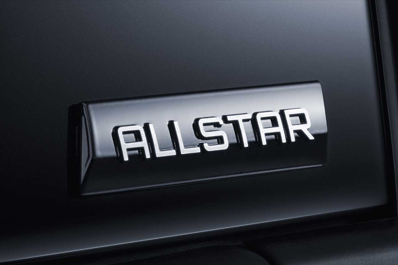『ALLSTAR』のロゴ入りエンブレム