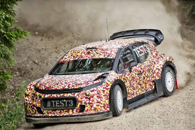 来季WRCに登場する新型WRカー。エンジン出力と空力面の改善により、“史上最速のWRカー”とも呼ばれる