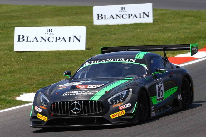 ブランパンGTシリーズに参戦するHTPモータースポーツのメルセデスAMG GT3