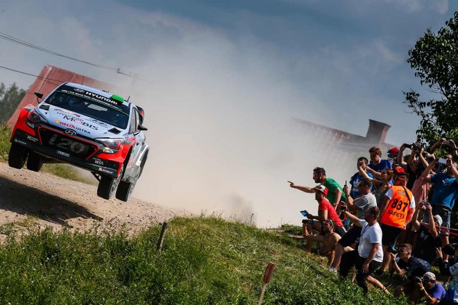 WRC第7戦ポーランド ヘイデン・パッドン（ヒュンダイi20 WRC）