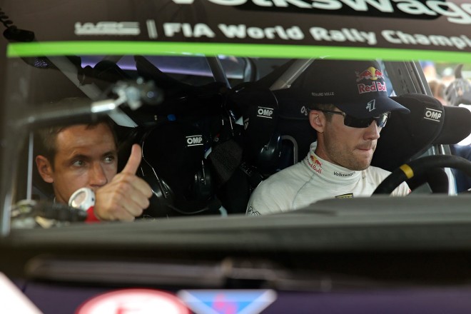 WRC第7戦ポーランド セバスチャン・オジエ（フォルクスワーゲン・ポロR WRC）