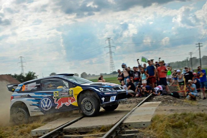 WRC第7戦ポーランド アンドレアス・ミケルセン（フォルクスワーゲン・ポロR WRC）