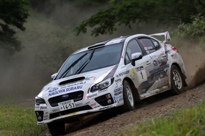 JRC第5戦ARK洞爺 勝田範彦／石田裕一（スバルWRX STI）