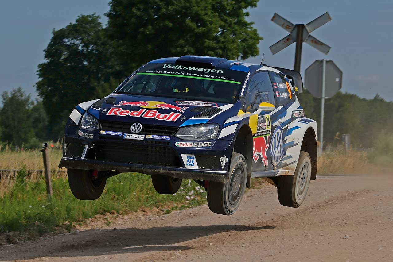 WRC第7戦ポーランド アンドレアス・ミケルセン（フォルクスワーゲン・ポロR WRC）